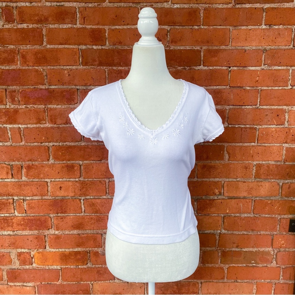 embroidered tee shirt